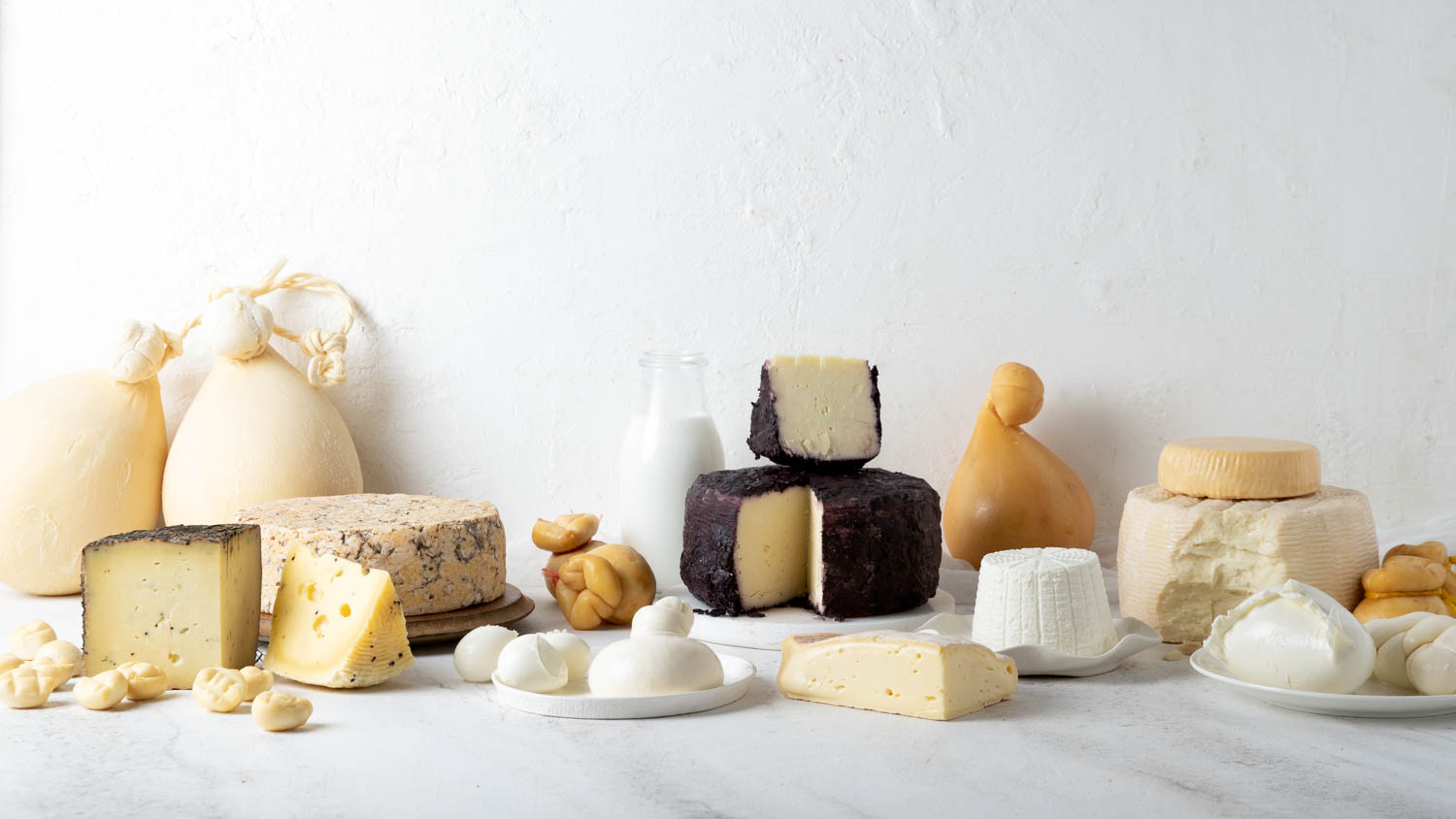 Collection of cheeses