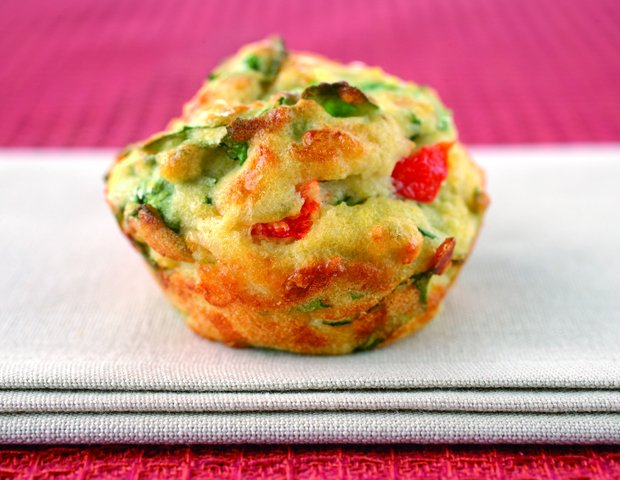 Recipe - Spinach and Cheese Polenta Muffins - Dairy Australia