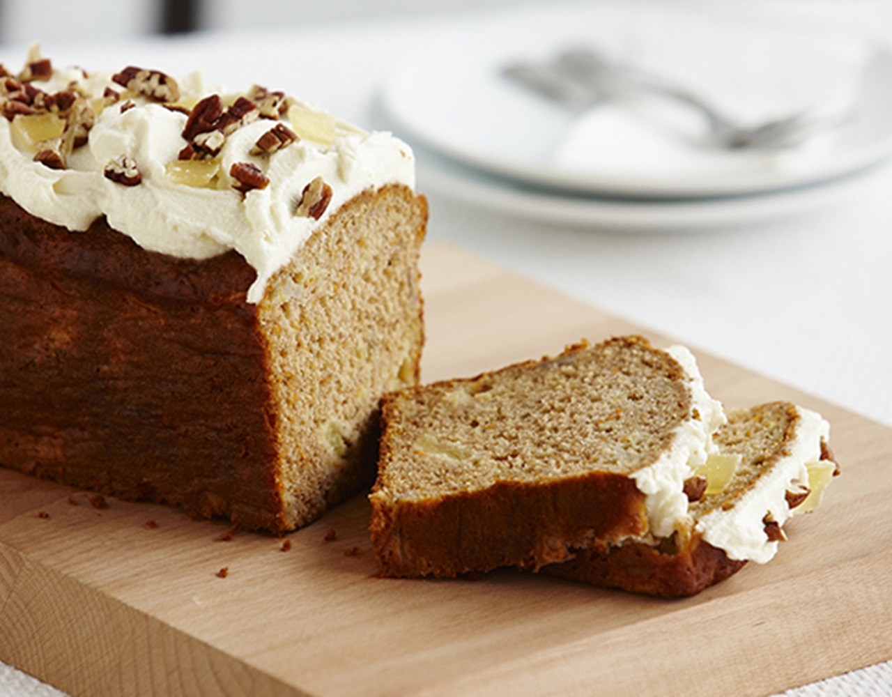 Recipe - Pineapple Banana and Carrot Loaf with Ricotta Frosting - Dairy ...