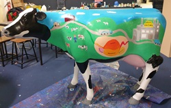 Picasso Cow of Sacred Heart Parish School Sandringham