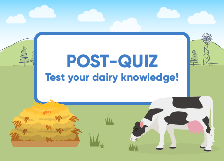 Post quiz test your dairy knowledge