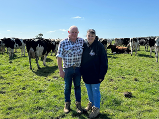 Paul and Karen Finlayson, WestVic, dairy, farmers, Milk Quality Awards, farm, cows